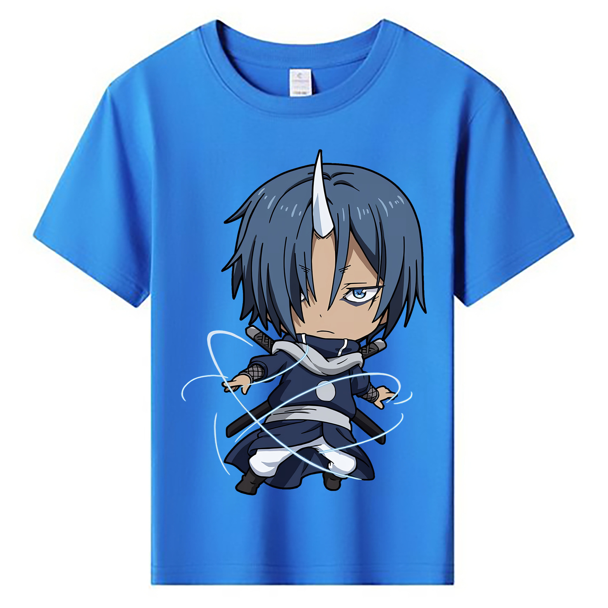 （画像用） 転スラ Regarding Reincarnated to Slime 綿100％キッズTシャツ（フロントプリント）